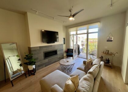 Jones 421 1 Bedroom and Bath with Fireplace and balcony