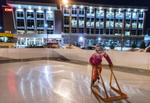 pop-up ice rink