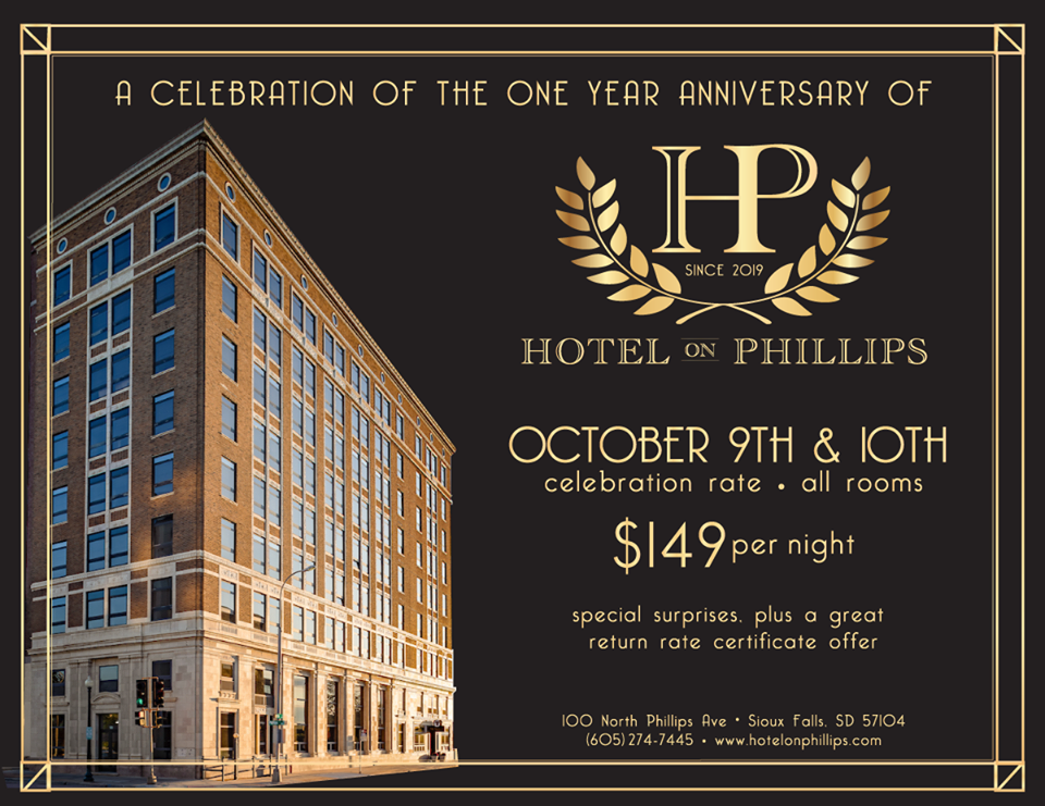 Hotel on Phillips Anniversary