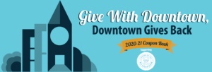 Downtown Gives coupon book