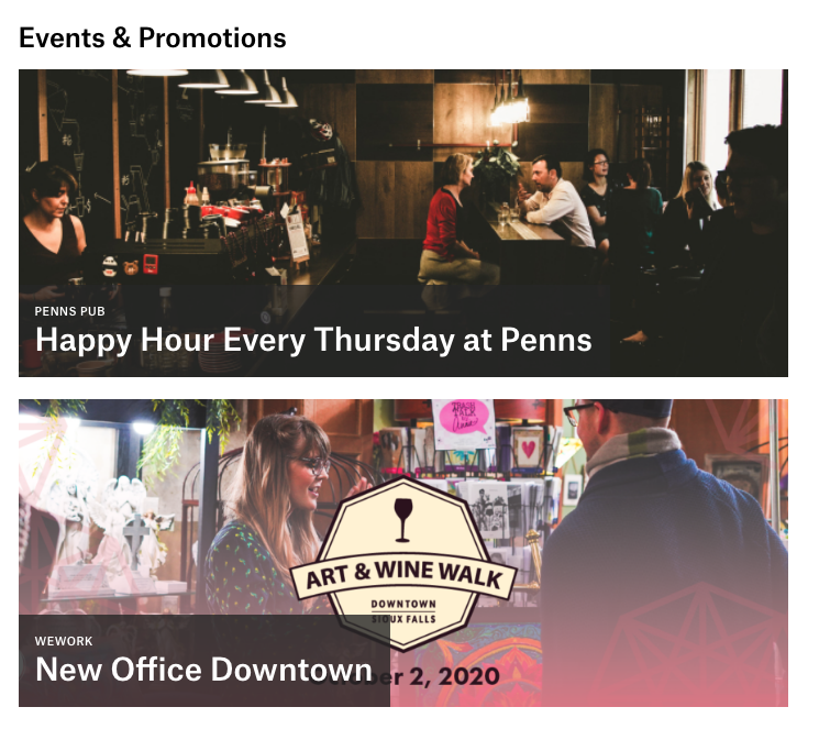 Feature Your Events and Promotions With DTSF Downtown Sioux Falls