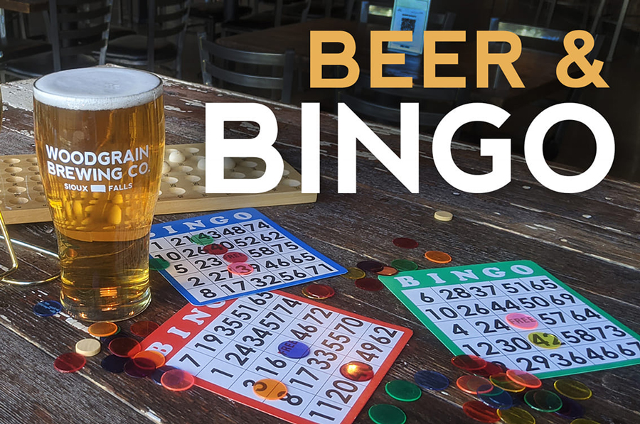 WoodGrain beer and bingo