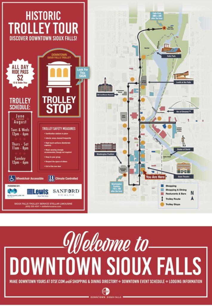 Downtown Trolley route 2021