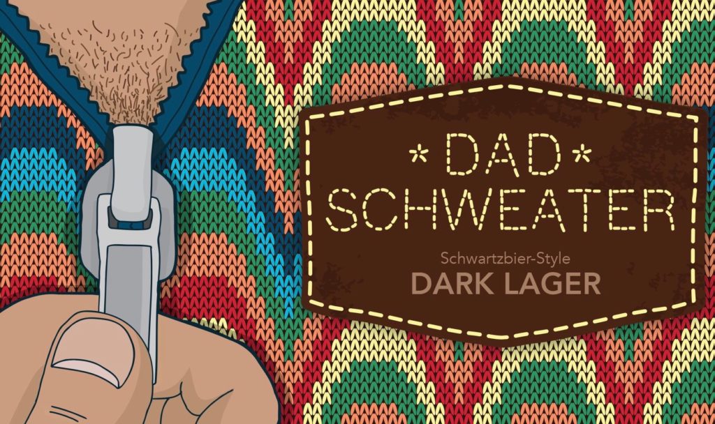 Dad Schweater Woodgrain