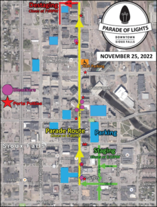 Parade Route Map: Where you can go