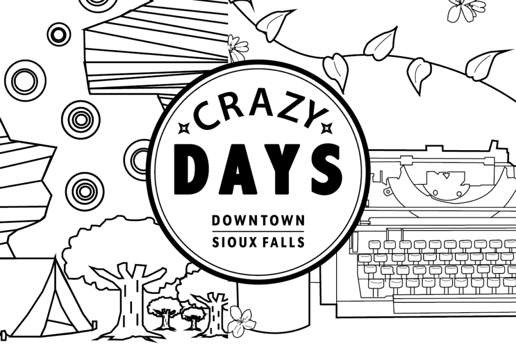 Summer 2023 Crazy Days Coloring Pages