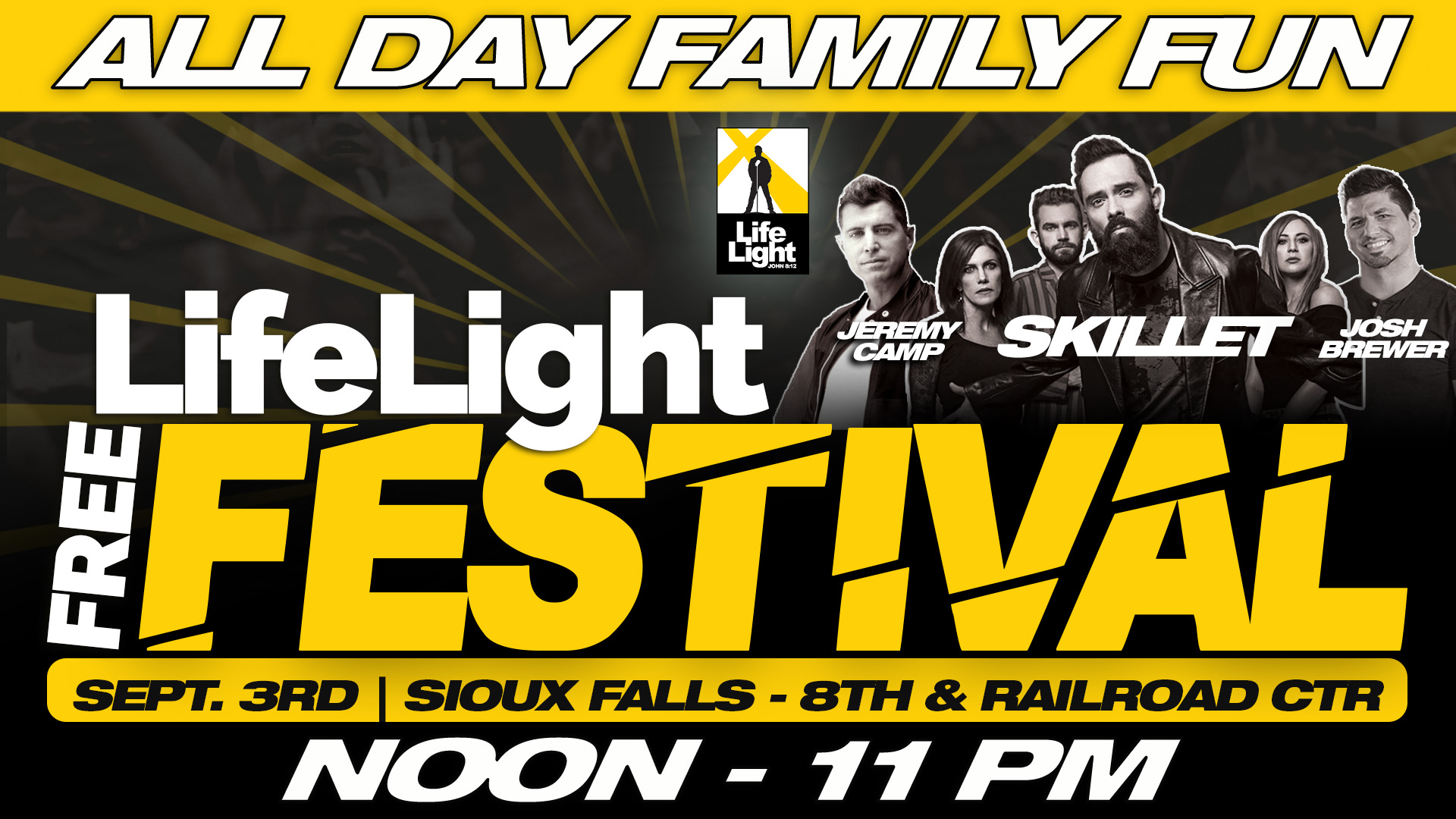 LifeLight Festival 2023 Downtown Sioux Falls